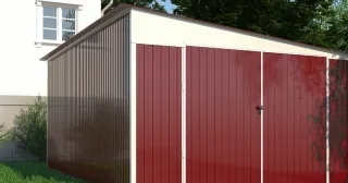 Сарай из труб в Кореновске от 40600 рублей - строительство сараев из труб и профнастила