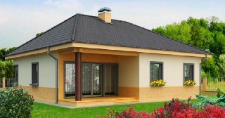 Строительство одноэтажных домов Кореновск цена от 23345 руб. м2